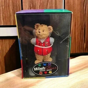 2000-2001 May Company “Wish Bear” ornament.  Original tags on back of ornament